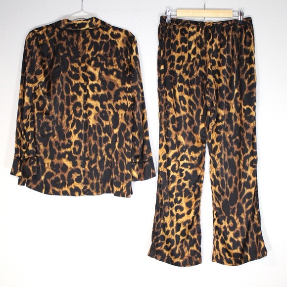 Soma Sensual Pajama Set Leopard Print - Picture 2 of 9